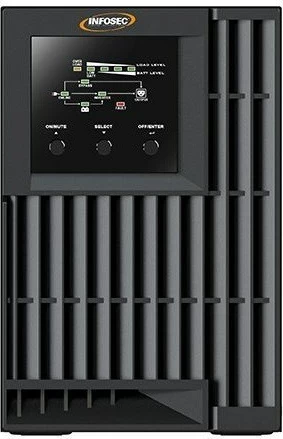 UPS Infosec E4 Value 1000, 1 kVA, 3 dalje AC, LED | foleja.al