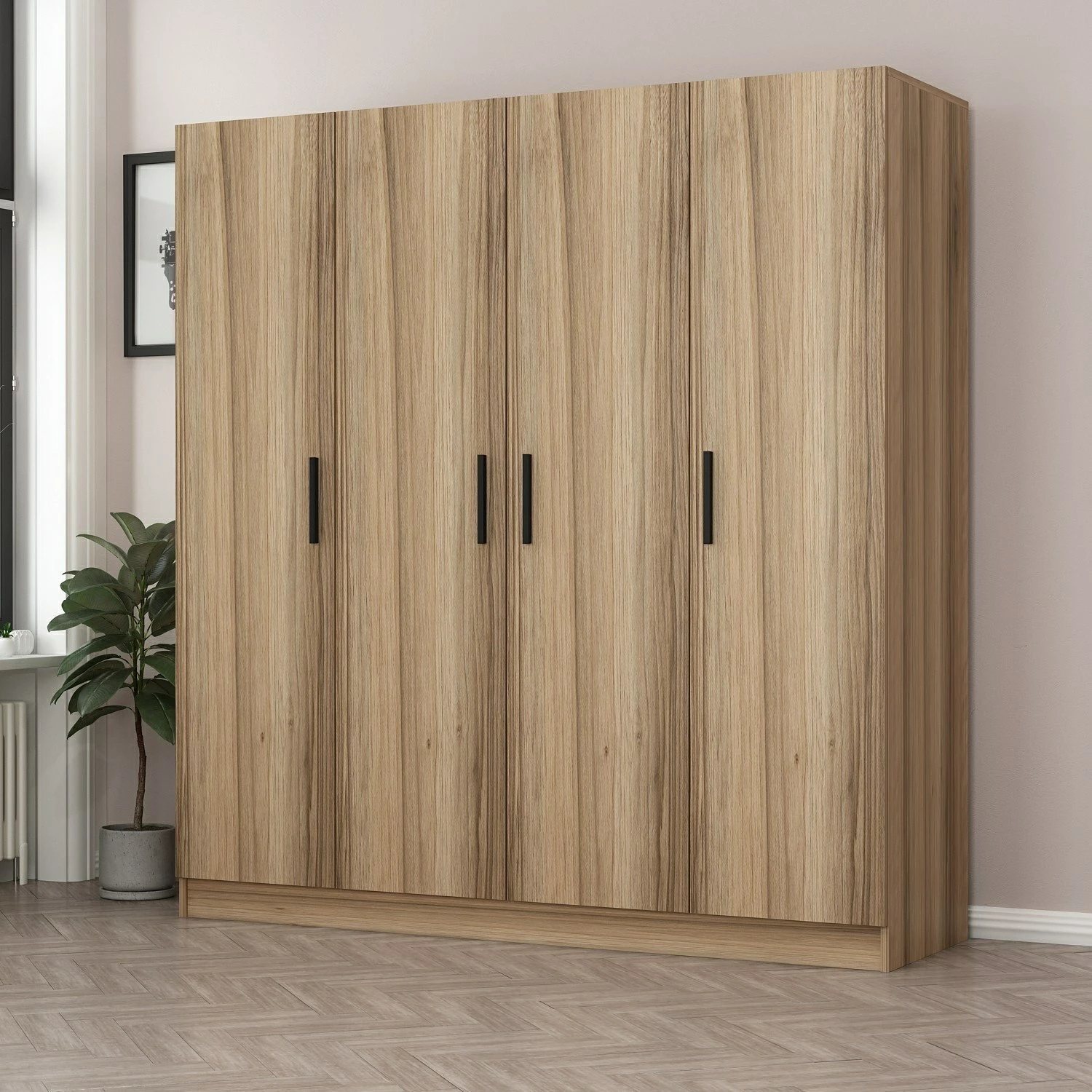 Dollap Skye Decor, ngjyrë dore, 180x190x52cm | foleja.al