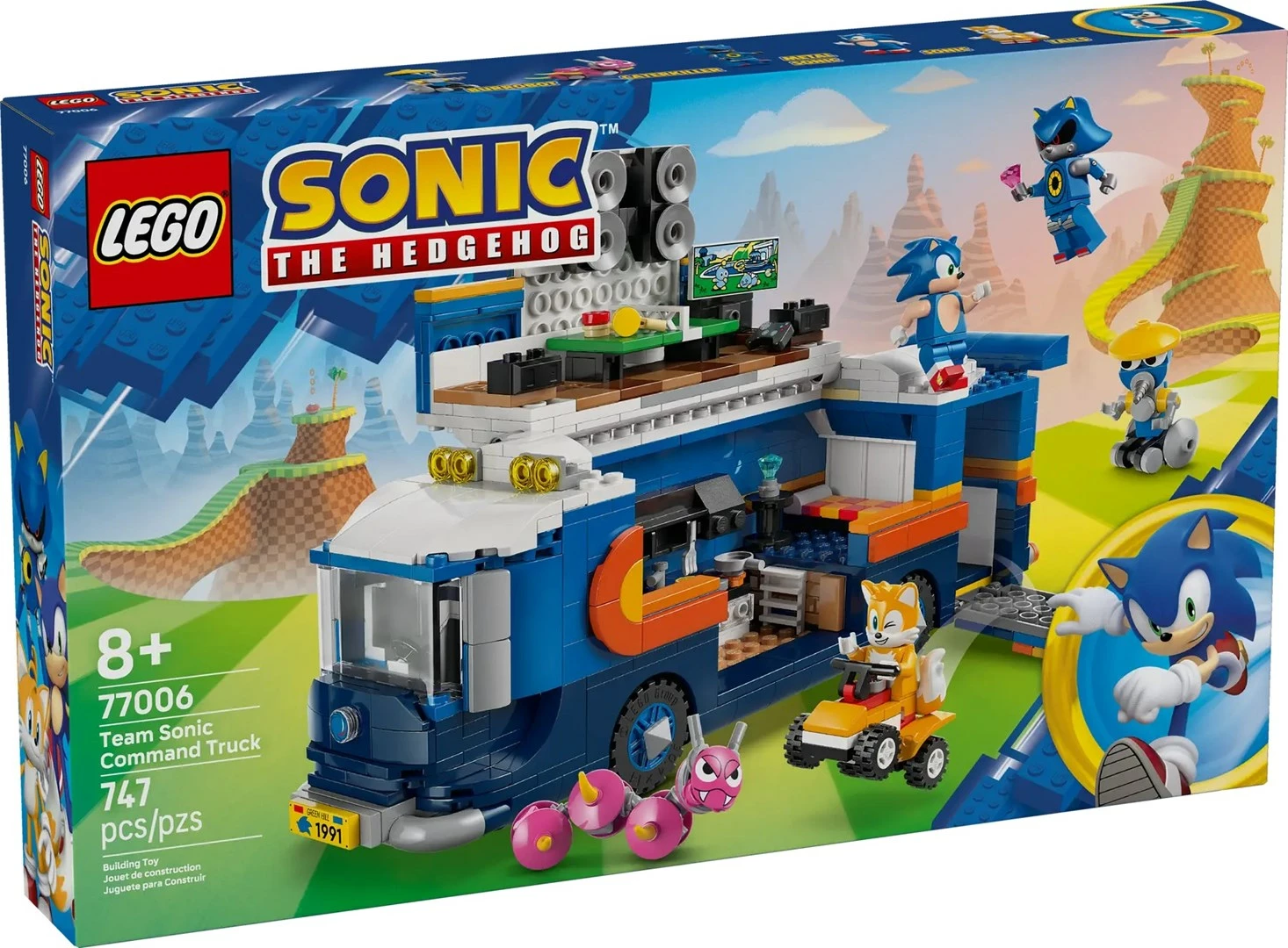 Set LEGO Sonic the Hedgehog Team Sonic Command Truck 77006, 747 pjesë | foleja.al
