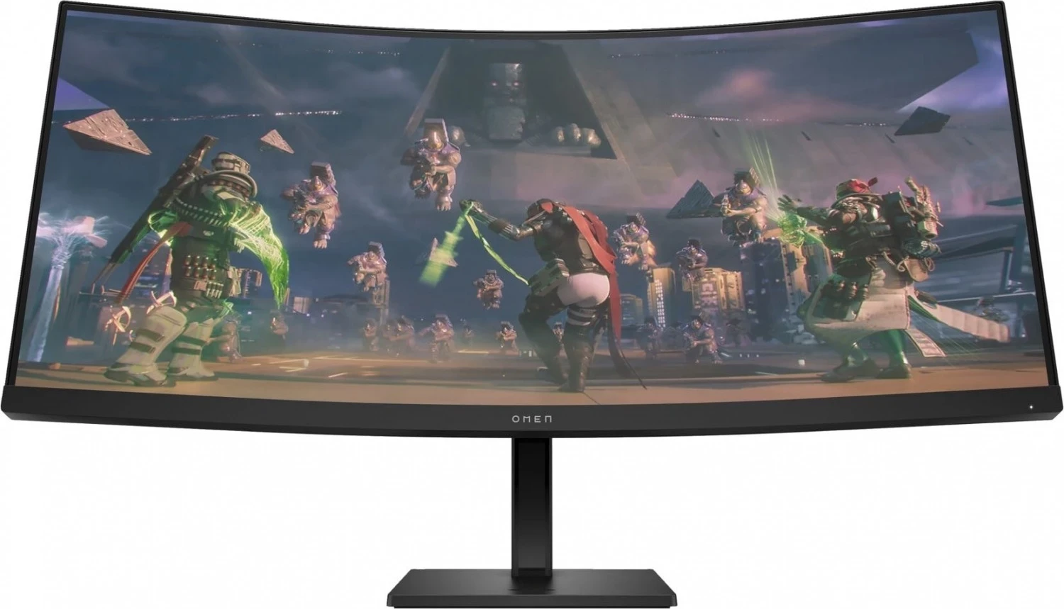 HP Omen 34c Monitor, 34", Wide Quad HD, Black