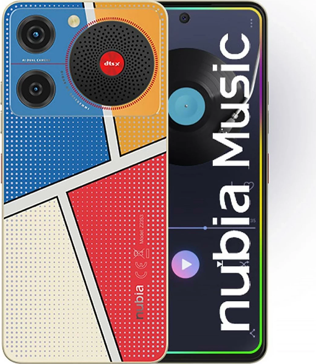ZTE Nubia Music Smartphone 4+128GB Pop Art
