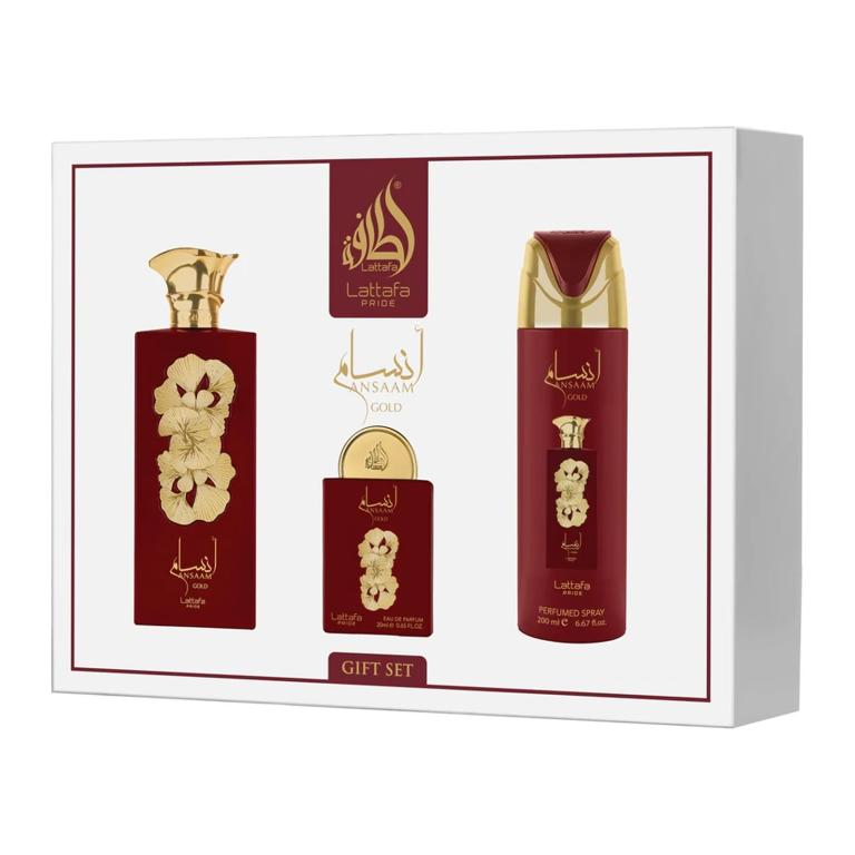 Gift Set Lattafa Ansaam Gold EDP (woman)