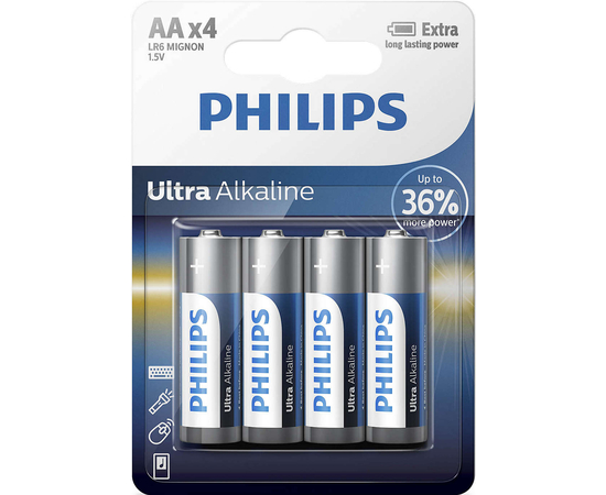 Battery Ultra+ Alkaline LR03U-SB4 Energy 4 AAA 4891199203985
