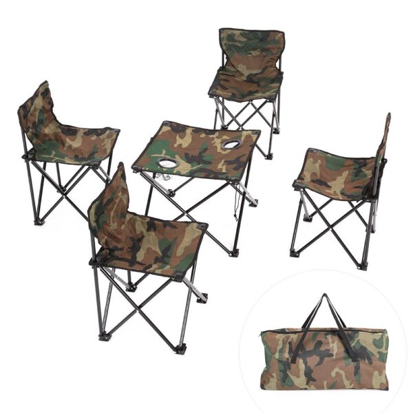 Camping set with chair and table