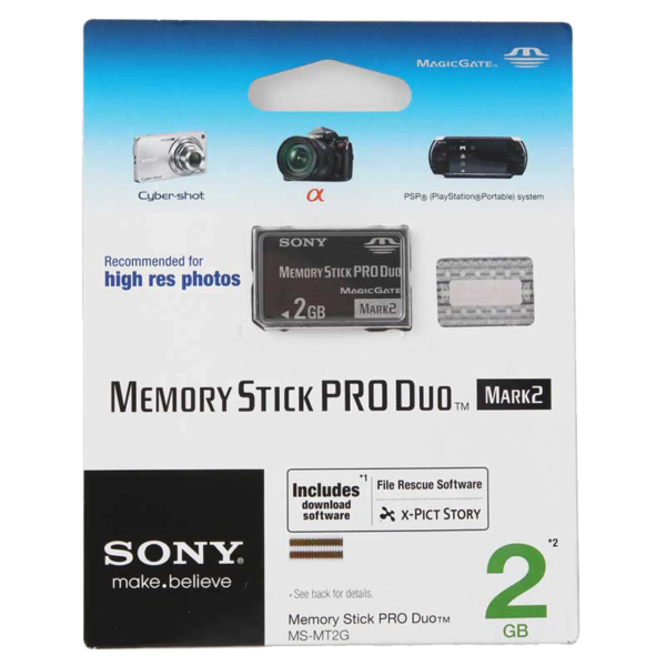 Sony Memory Card for Cyber-shot, Handycam, Alpha and PSP