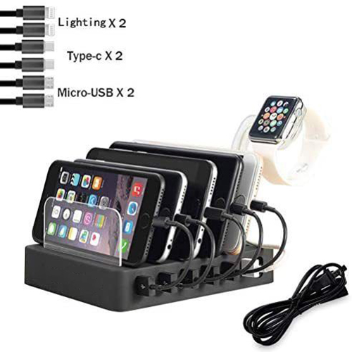 Caricatore centrale Qualcomm con 6 porte USB