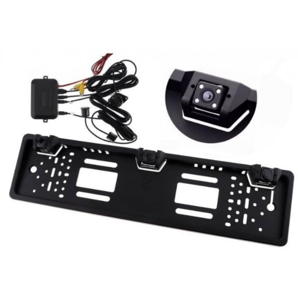 Portotarge with parking sensor and camera