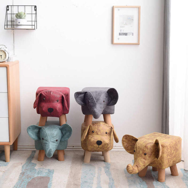 Wooden chair with animal shapes for home for sale