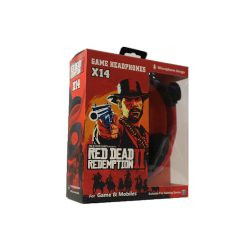 Casque gaming X14 Red Dead Games