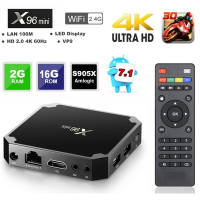 X96 Mini Android TV Box, 2 GB RAM, 16 GB ROM