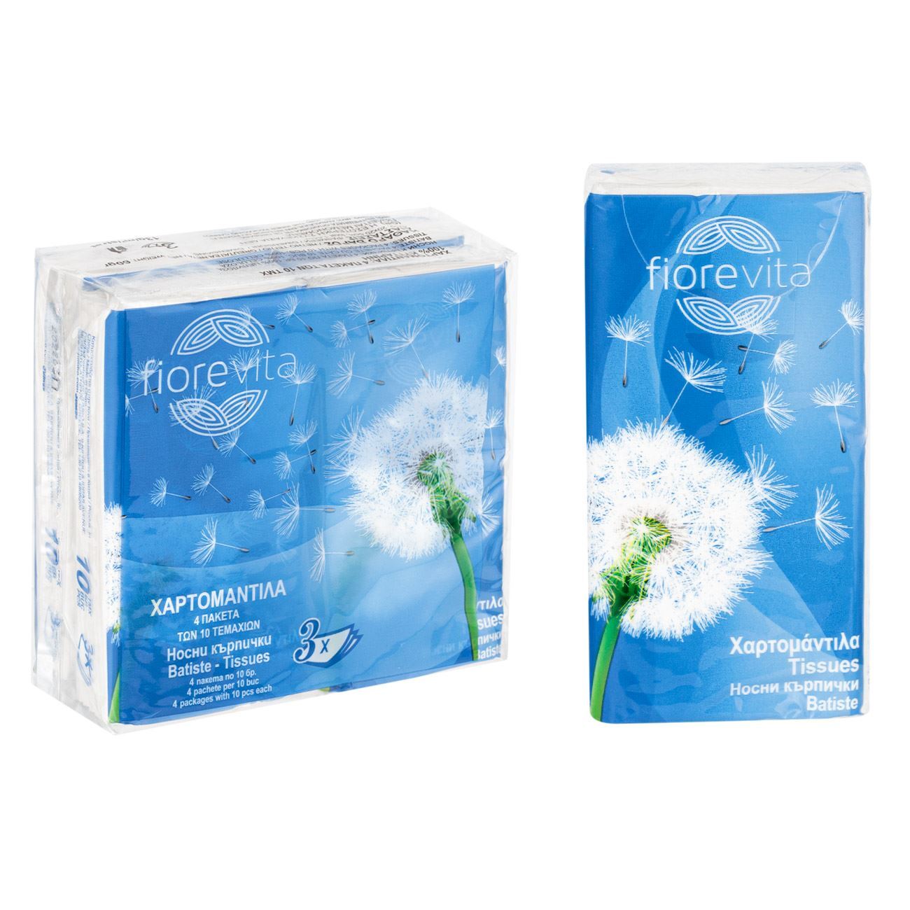 Fiorevita Three-Ply Tissues - 4 pcs