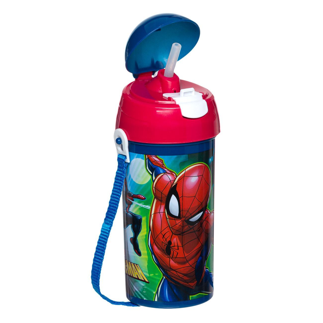 Children's Water Bottle Pop Up Spiderman 500ml