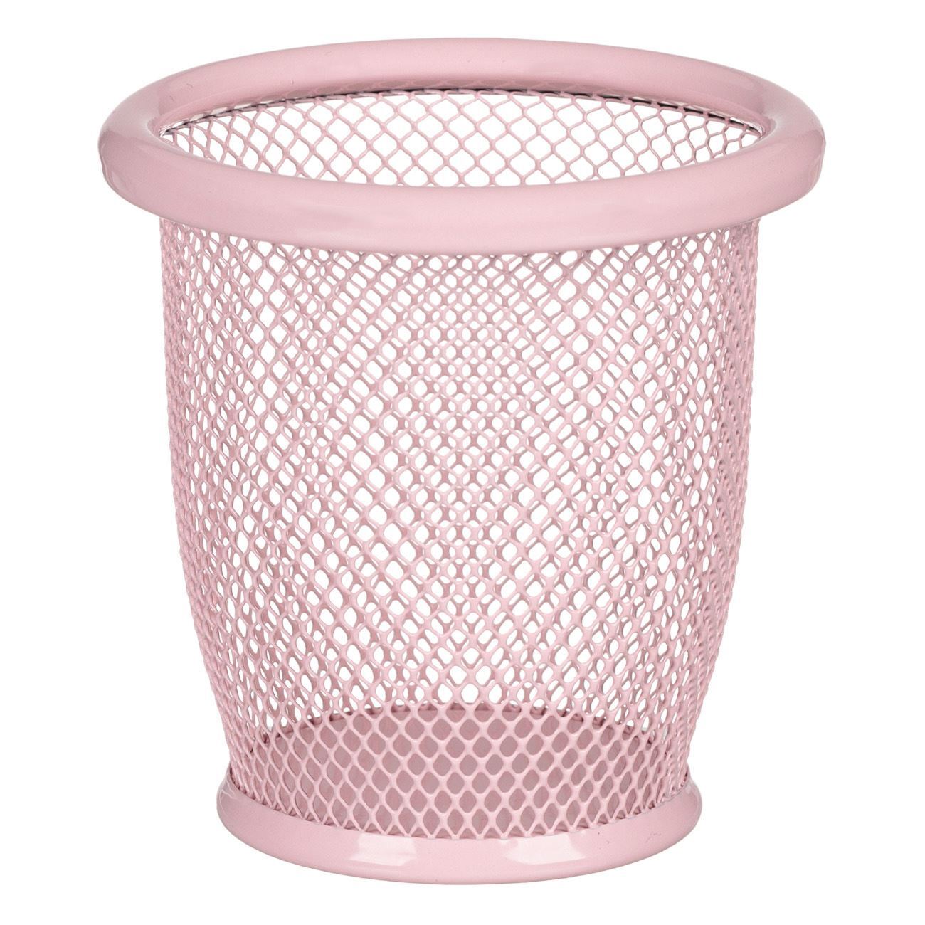 Pencil Case Wire Pink Nude Ø10.5x10cm