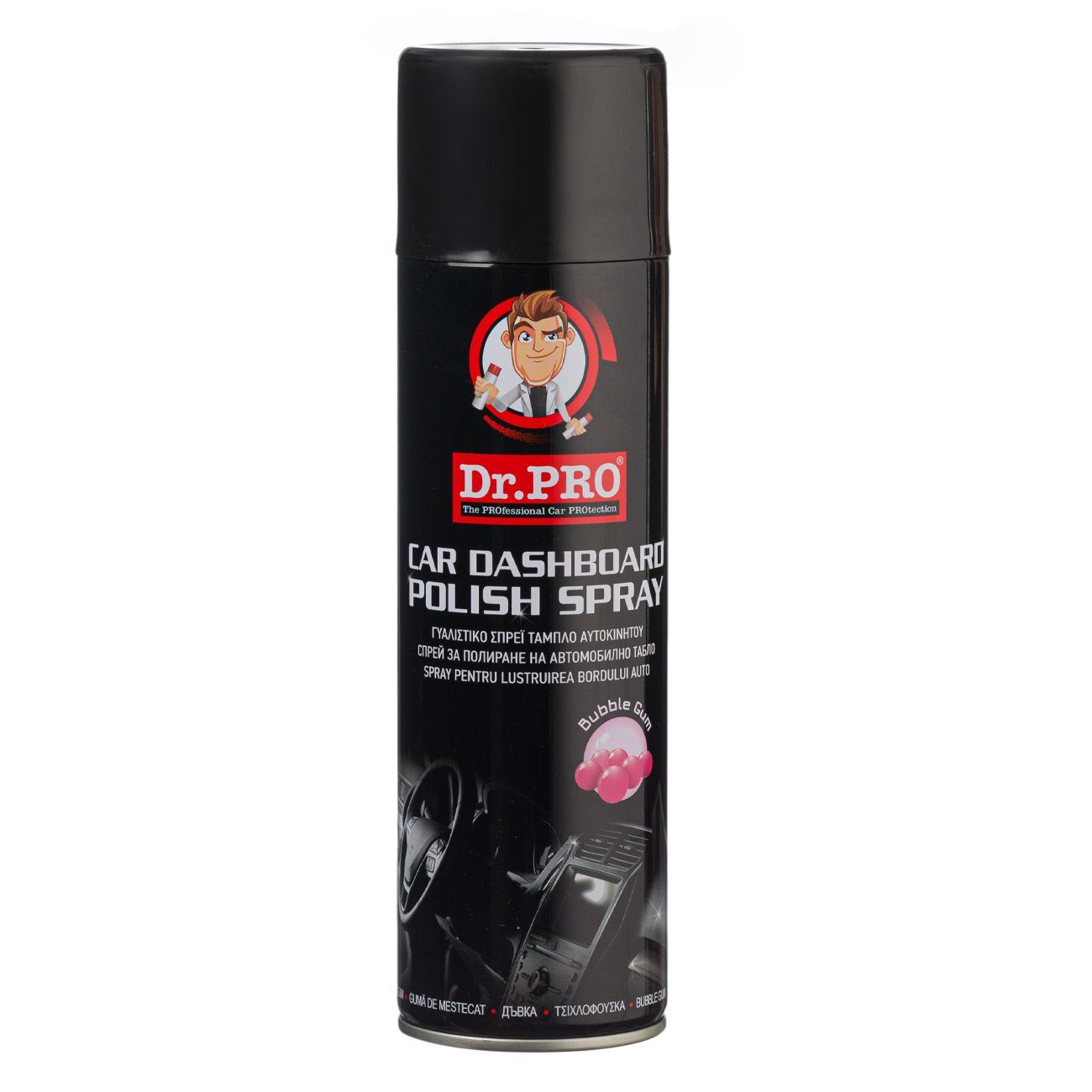 Car Dashboard Polish Spray Bubble Gum Fragrance 500ml