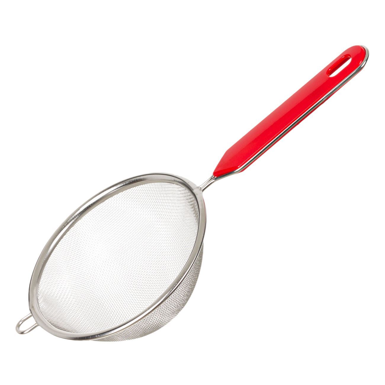 Stainless Steel Colander Red Handle 12cm