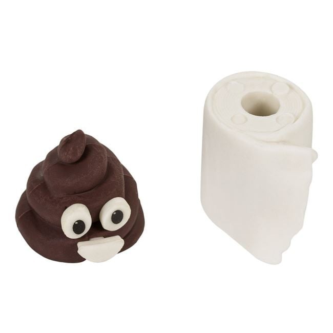 Gomme papier 3D Crotte - 2 pcs