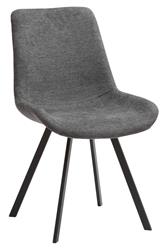 HYGUM sedia grigio/nero