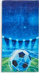 Velour bath towel FOOTBALL 70x140cm 2026