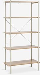 Scaffale VANDBORG 5 ripiani pino/bianco