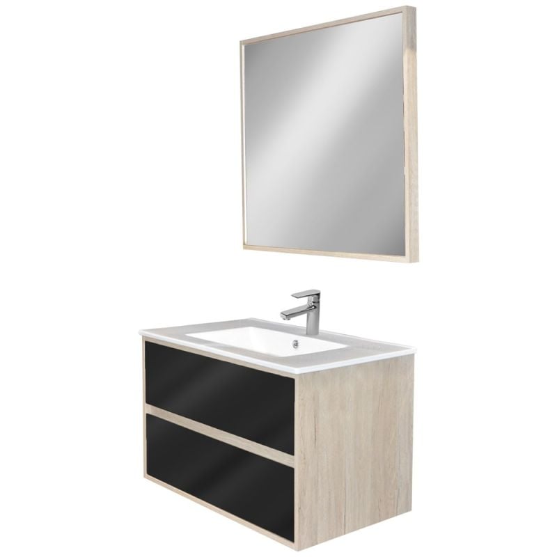 Bathroom furniture, MDF, Oak