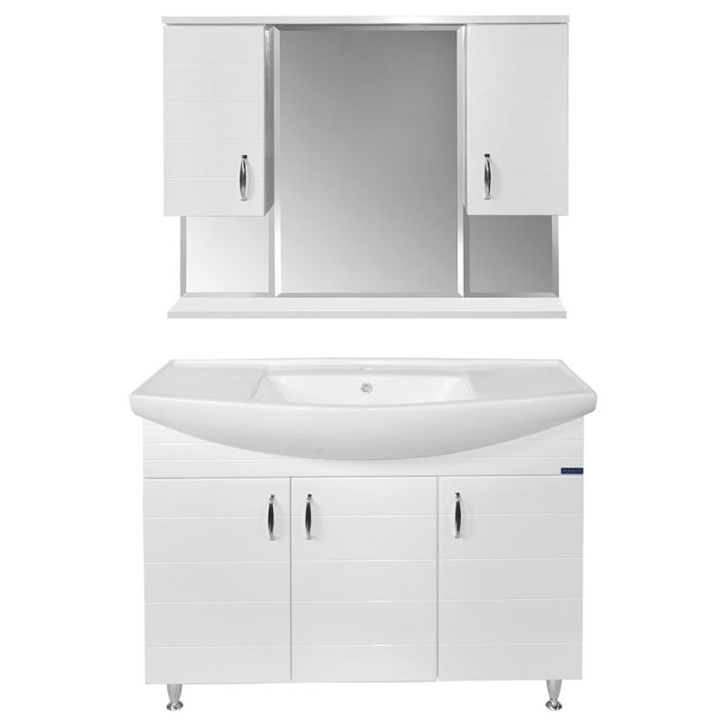 Bathroom furniture set NILUFER - sink + furniture + mirror