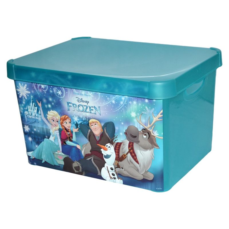 Storage box, CURVER FROZEN, polypropylene, blue, 39.5x29.5xH25 cm, 22 L