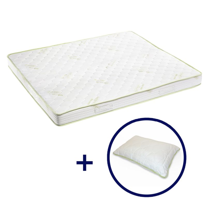 Set Mattress Aloe Vera 160x190 + Pillow Dormeo Aloe Vera + Vacuum storage bag