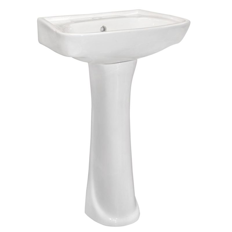 Porcelain pedestal washbasin "CORSICA"