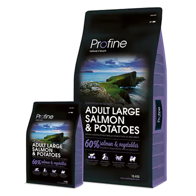 Profine Adult Large Salmone & Patate Cibo per cani 3kg/15kg